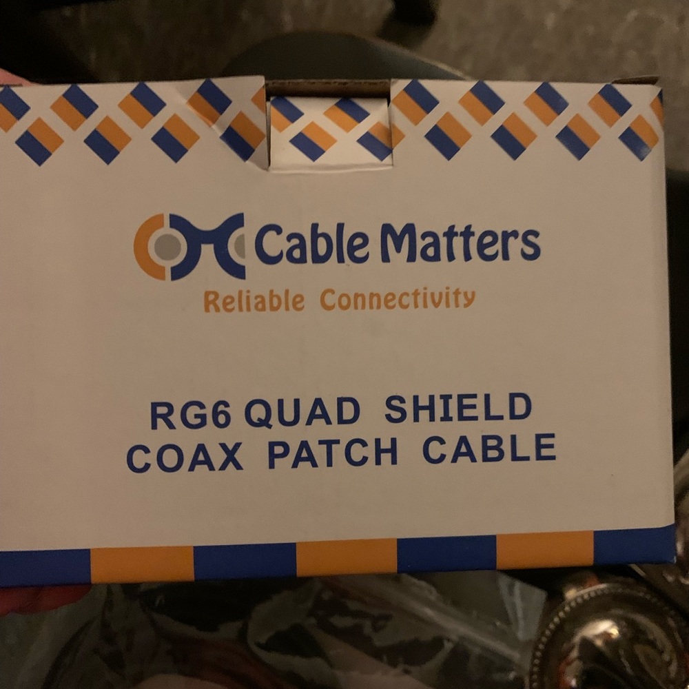RG6 Coaxial Patch Cable